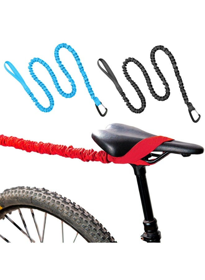 Daytoyz Bicycle Tow Rope Belt Strap,Bike Tow Rope Bungee Mountain Bike Parent-Child Pull Reflective Traction Portable Outdoor Bicycle Towing Strap with Frame Bag(Up to 500 lbs/225 kg) - Image 4